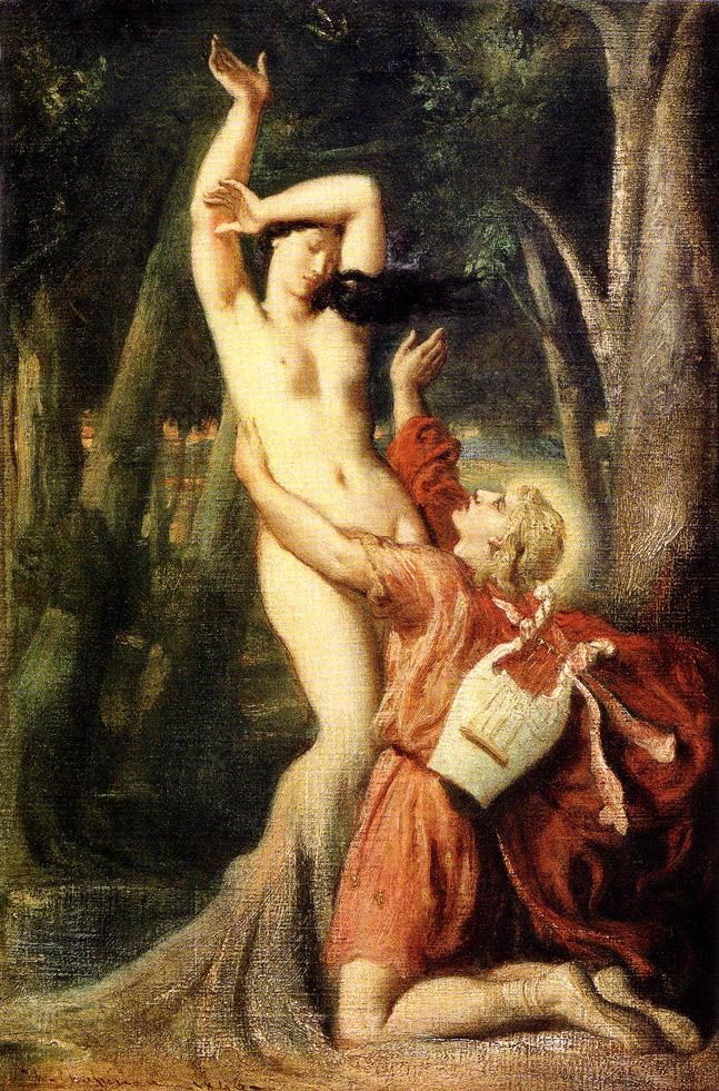 Theodore Chasseriau Apollo and Daphne